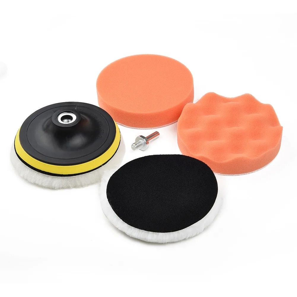 

125mm Polishing Wheel 14mm Shank Adapter Backing Plate Car Kit Polishing Pad