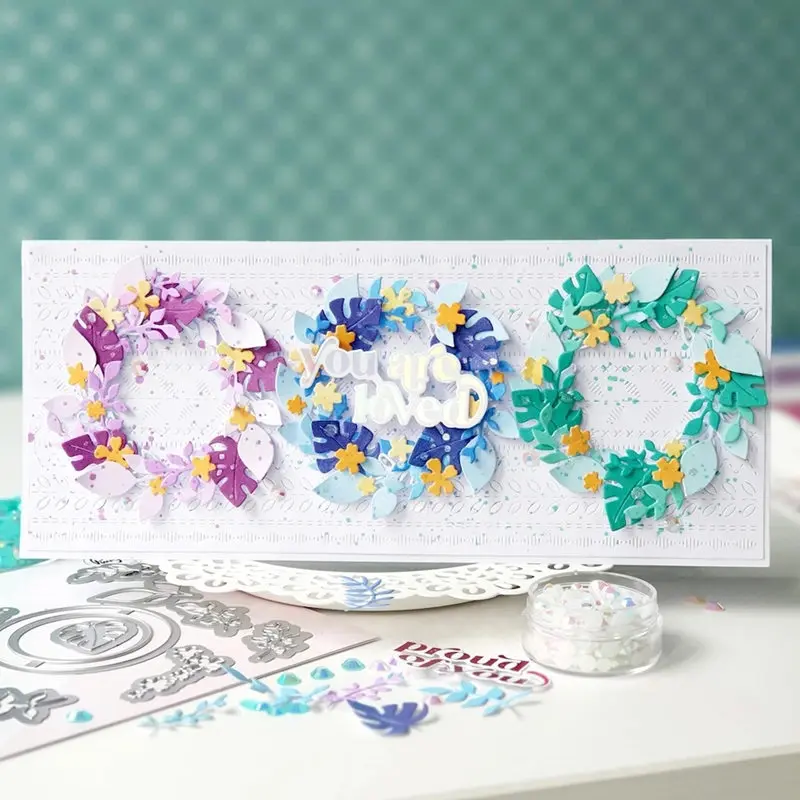 2021 New Leave Die Cuts Metal Cutting Dies and Scrapbooking For Paper Making Decoration Embossing Card Frame Craft | Дом и сад