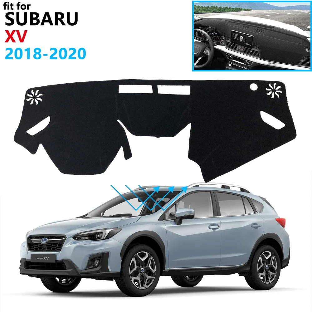 Защитная накладка на приборную панель для Subaru XV 2018 2019 2020 автомобильные