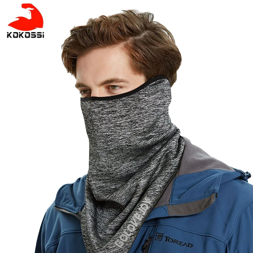 KoKossi 1 шт. зимний теплый шарф для велоспорта на открытом воздухе ветрозащитная