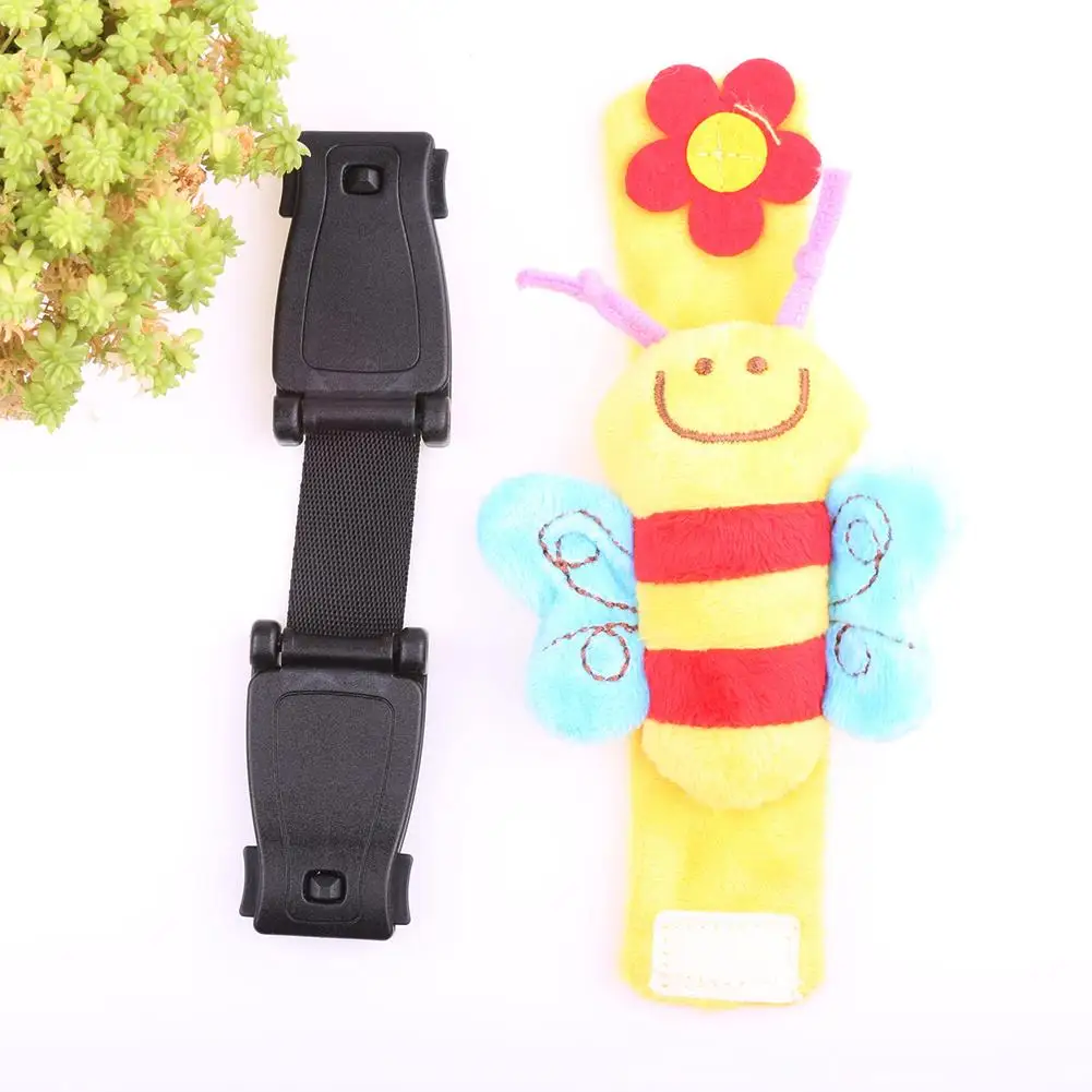 Car-Styling Cartoon Baby Safety Car Seat Strap Seat Belt for Child Harness Chest Harness Clip Safe Child Clip Safe Buckle 1pc