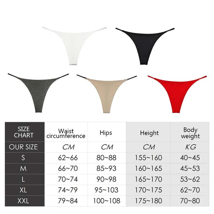 

Women Sexy Beach Panties Women's Swimming Trunks Ultra-thin Seamless G-String Hot Temptation Cotton Briefs