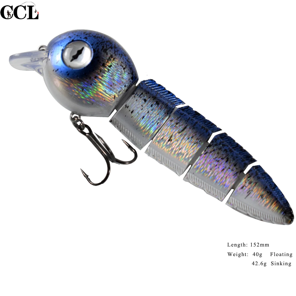 Пользовательские опускается на дно мульти шарнирные Головастик рыболовная