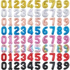 32-дюймовые цифры-шары, 1, 2, 3, 4, 5, 6, 7, 8 цифр, гелиевые фольгированные шары с цифрами, шары для украшения дня рождения, вечеринки, свадьбы, товары для шариков