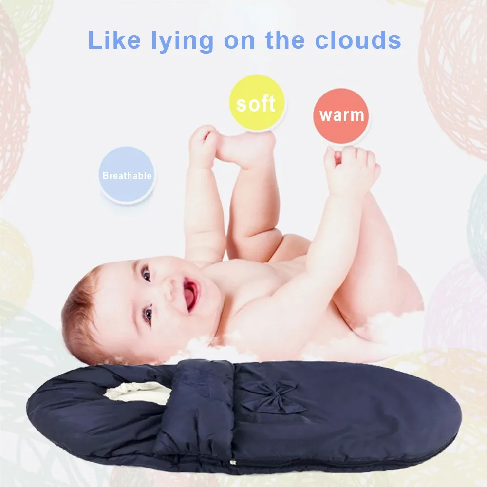 Зимние теплые спальные мешки для новорожденных плотное хлопковое Пеленальное