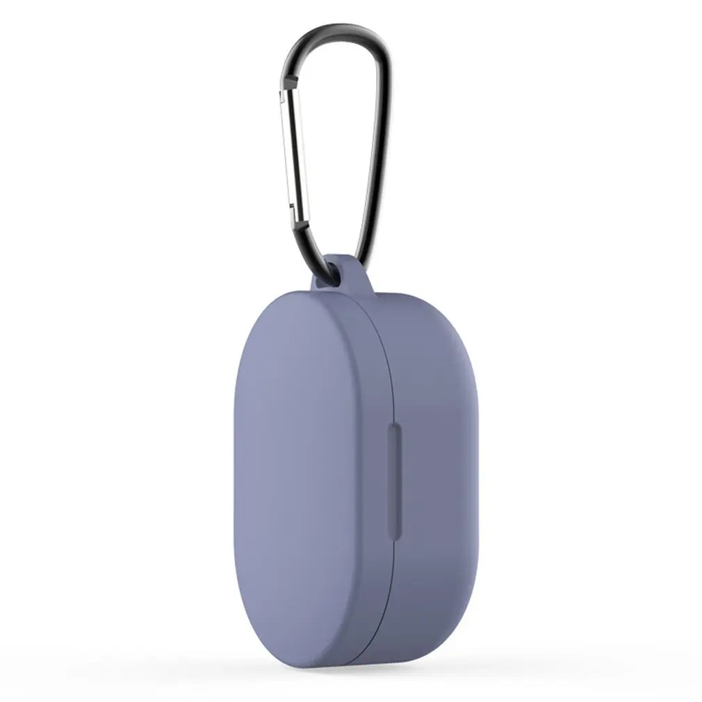 Lavender gray Для Red Mi airdots Молодежная версия Чехол для наушников Беспроводная гарнитура защитный рукав крышка коробка для наушников Аксессуары для наушников - Цвет: Lavender gray