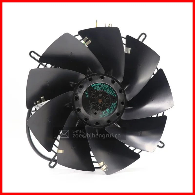 

S2D250-BI02-01 original ebmpapst 230/400VAC 2450/2810m3/h 100/140W 0.2/0.23A 2500/2650RPM Mouter rotor axial fan