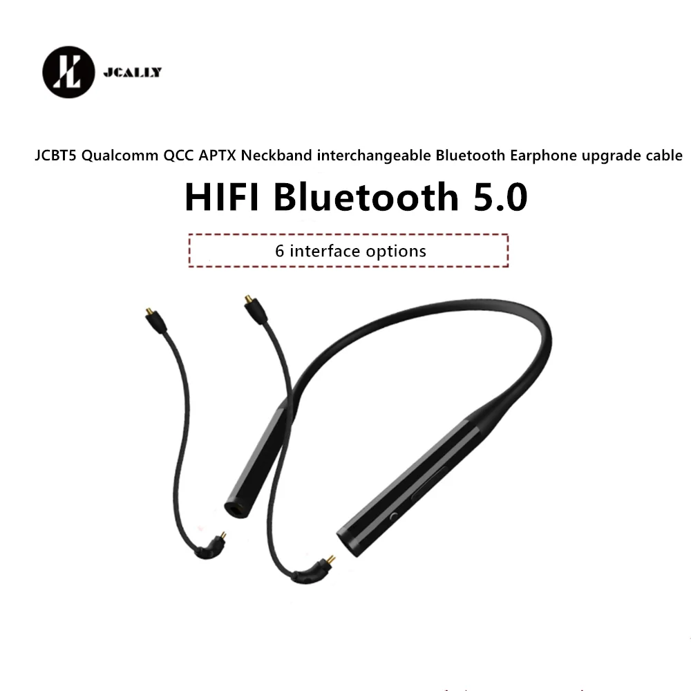 

Кабель для наушников jectic JCBT5 QC3005 APTX IPX7, модуль Bluetooth 5,0, 2Pin 0,78 мм/QDC/MMCX для KZ ZSN PRO ZSX AS16 EDX SE215