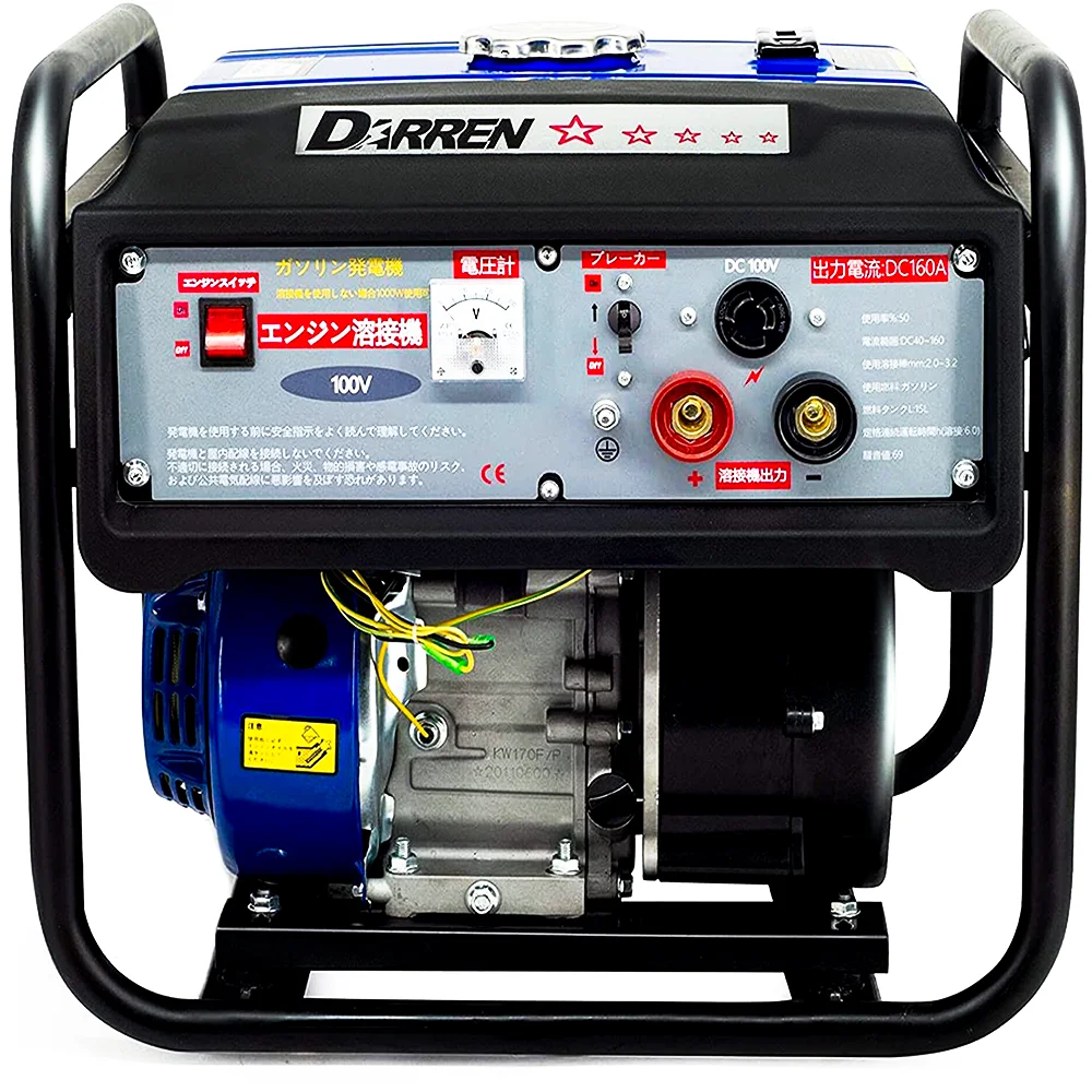1000W Gasoline Welding Generator 220V Outdoor Convenient And Silent Generator  Electric Power 160A Generator Integrated Machine