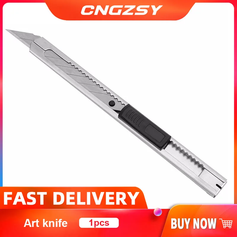 Офисный нож из нержавеющей стали с 30 градусным лезвием для творчества