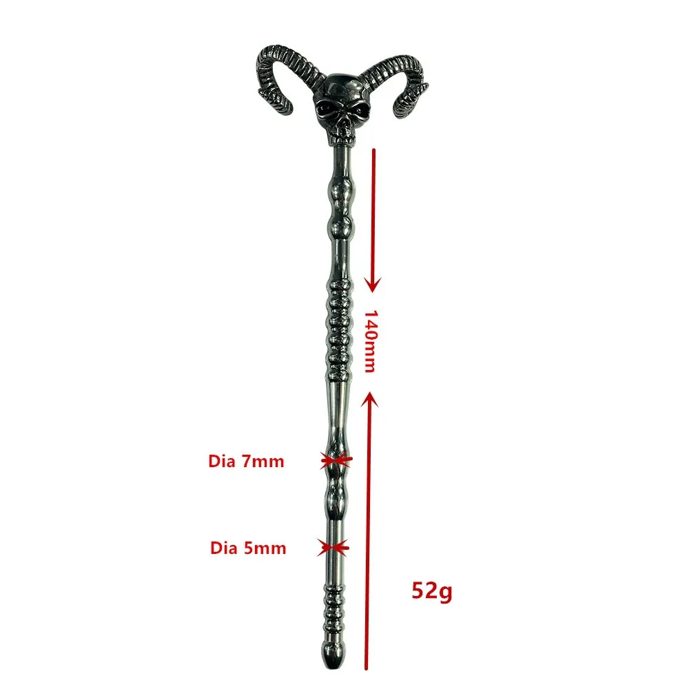 Металлическая нержавеющая сталь голова быка мочевой катетер игрушка