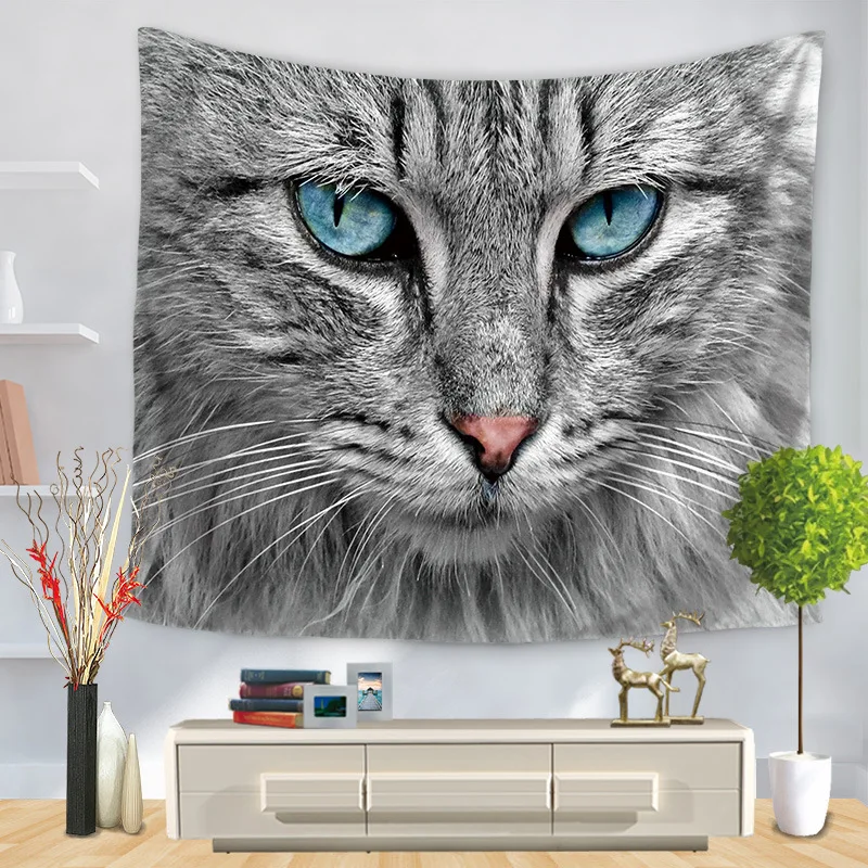 Индийский рисунок слона изображением мопса настенный гобелен из полиэфира Декор