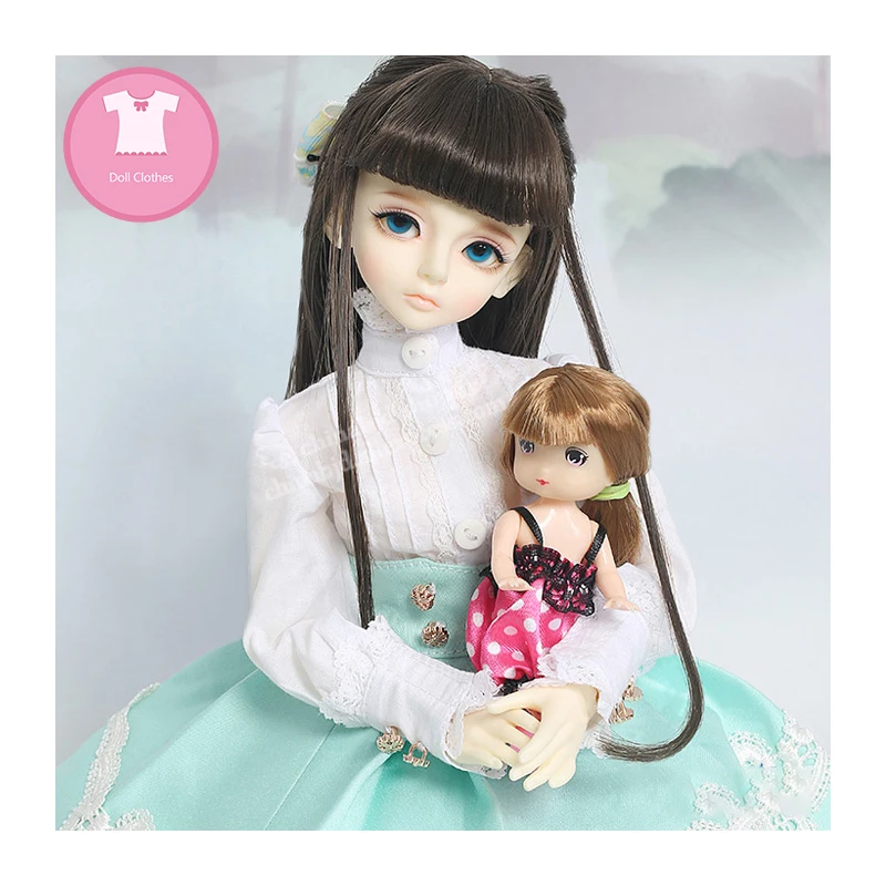 Одежда для куклы BJD SD 1/4 элегантное платье рубашка плиссированная стиль принцессы