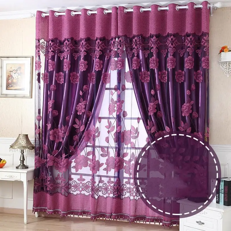 Tende Pour Le Salon European Cortinados дети Vorhang Gardinen спальня кухня Rideaux для гостиной Cortinas