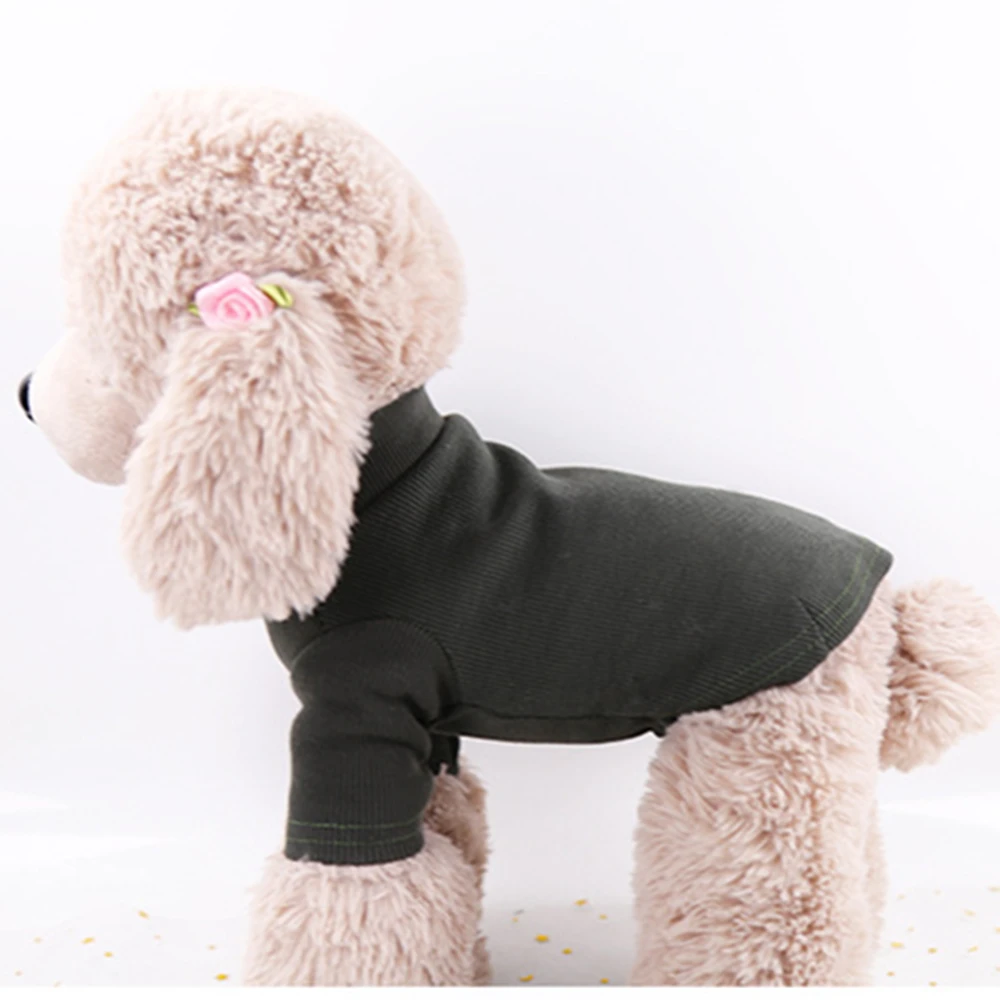 Осенне летняя эластичная хлопковая одежда для щенков котят пальто французского