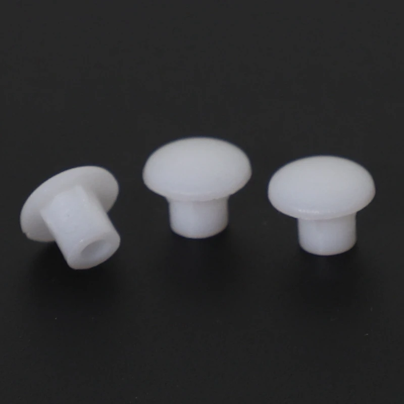

Plastic Round Shaped Cover Screw Cap Lid White 50pcs for 5mm Dia Hole