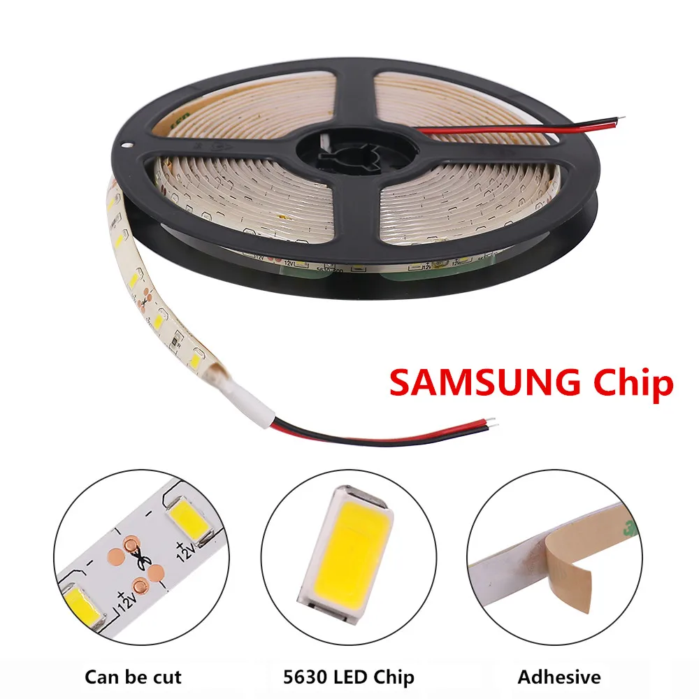 Светодиодная лента Epistar Chip 5630 12 В постоянного тока 60 светодиодов/м IP65