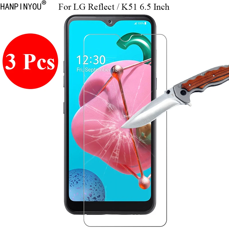 Закаленное стекло 3 шт./лот 9H 2.5D защита экрана для LG reflector/K51 6 5 &quot защитная пленка +