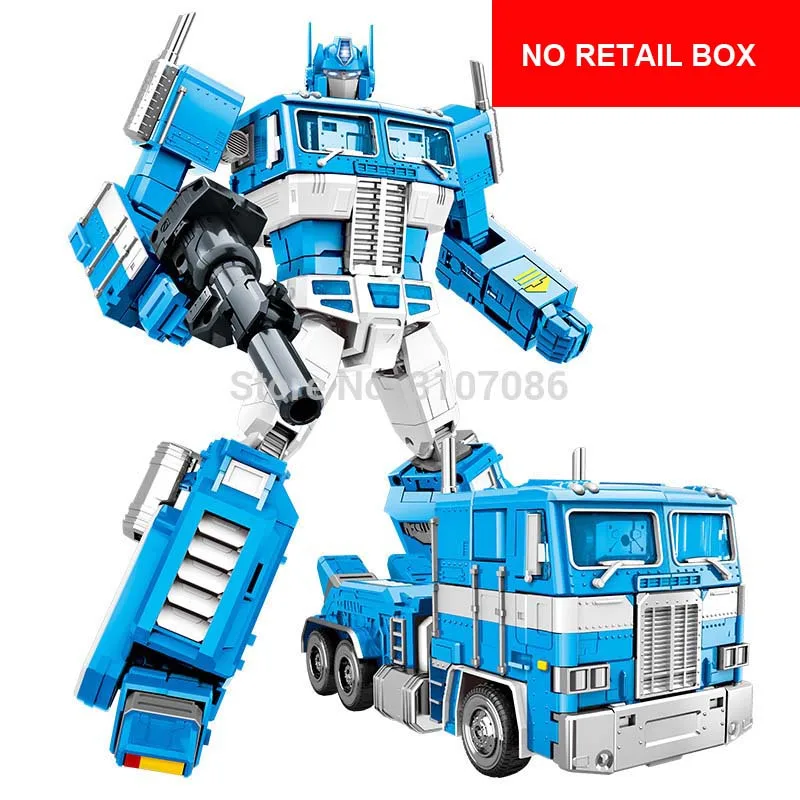 Blue Foam Box YX трансформация MPP10 OP Commander mpp-10 mmp10 mmp-10 сплав глаз светильник негабаритных фигурка Робот Игрушки - Цвет: Blue Foam Box