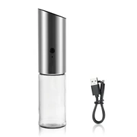 electric salt pepper grinder usb rechargeable pepper mill adjustable coarseness automatic spice milling machine kitchen tool