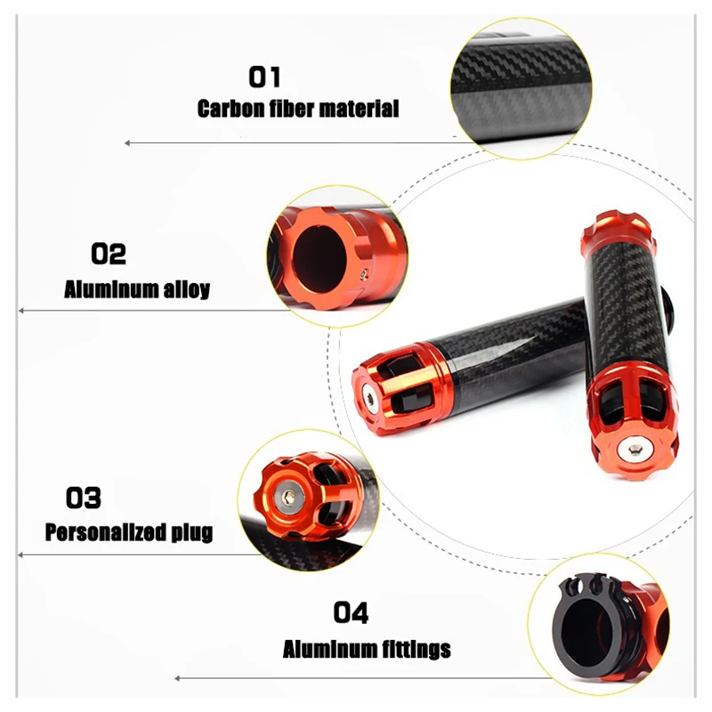 Универсальные мотоциклетные рукоятки для сборки сделай сам 7/8 дюйма 22 мм