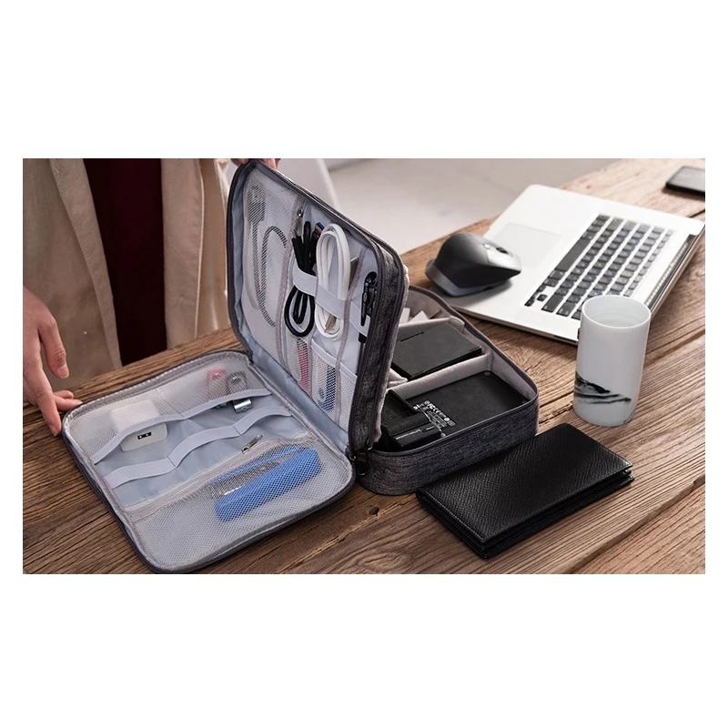 Portable Digital Bag Outdoor Activities Travel Tactical Bags SD Card Charger Data Cable Organizer Package Accessories | Спорт и