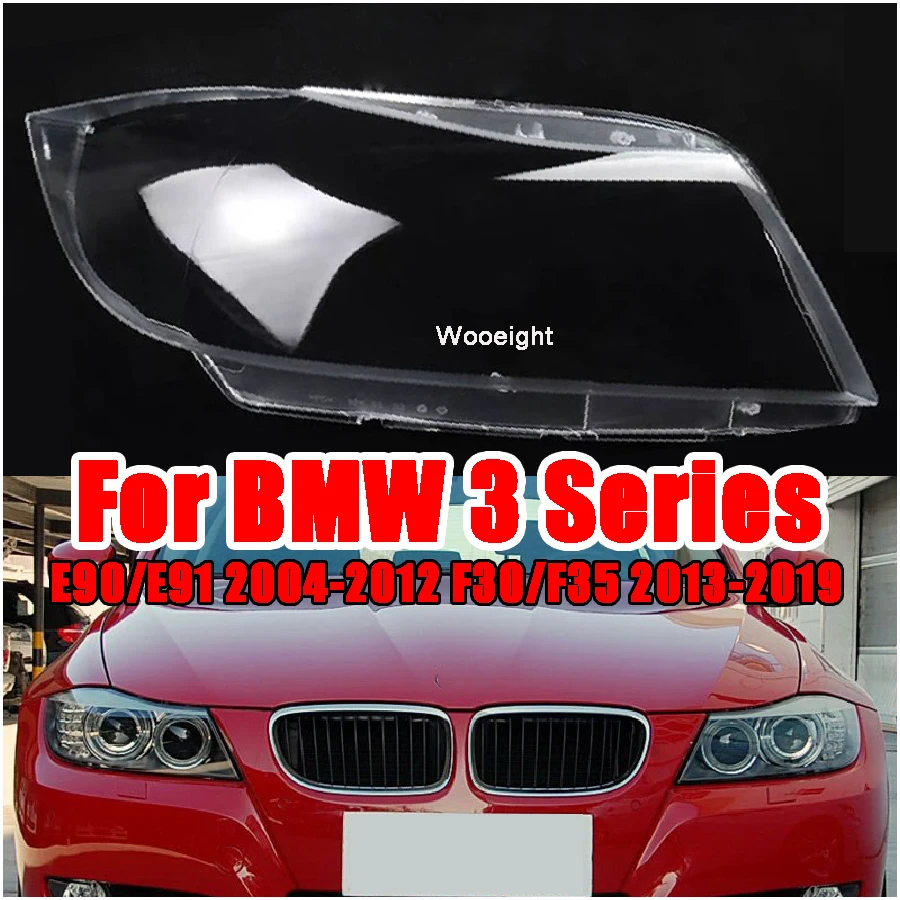 

Wooeight For BMW 3 series F30 F35 2013-2015 320 328 335 E90 E91 Car Glass Lamp Headlamp Lampcover Shell Auto Lampshade Headlight