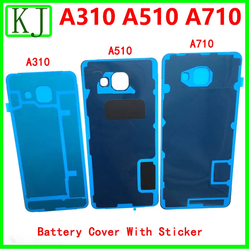 Задний Полный Корпус для samsung Galaxy A3 A5 A7 A310 A510 A710 батарея задняя крышка передняя средняя рамка Корпус платы