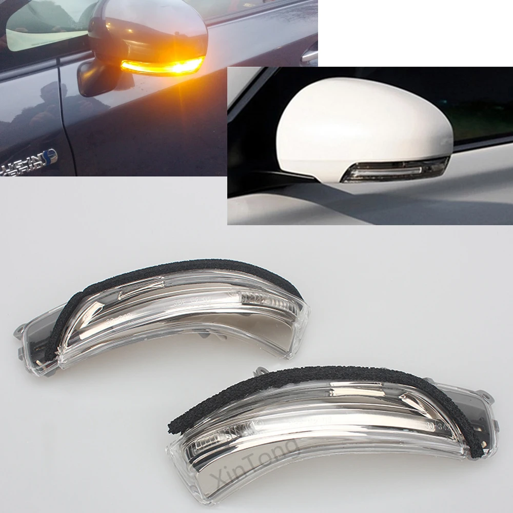 led rearview turn signals lights For Toyota CAMRY PRIUS CROWN AVALON 2009-2013 side mirror Car signal turn signal light blinker