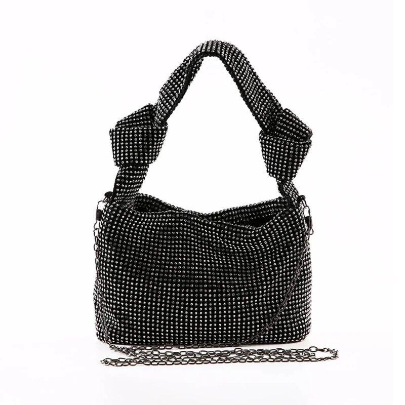 

Shiny Rhinestone Women Tote Handbag Shoulder Bag Fashion Handle Satchel Purse Messenger Bag Casual Daily Wear