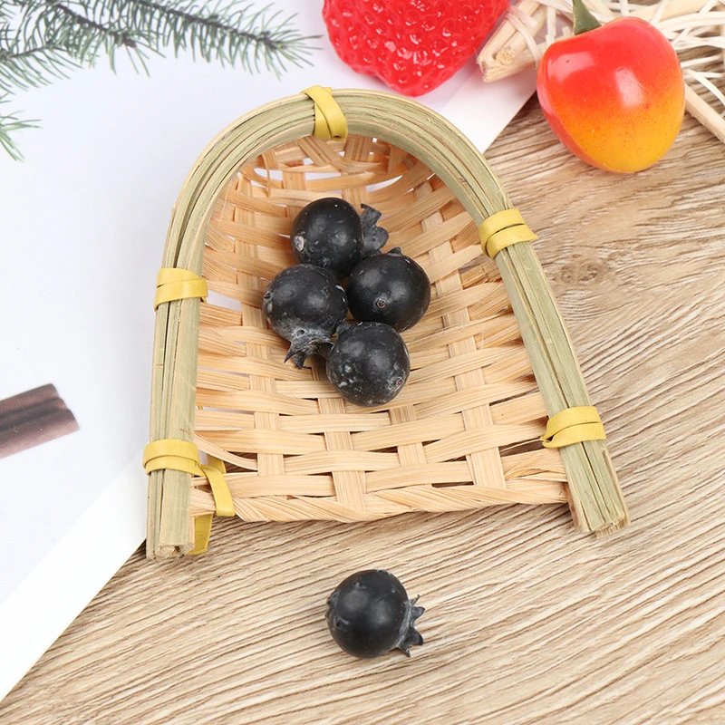 Горячая Распродажа мини 1/12 милый кукольный домик рама из ротанга ручная работа