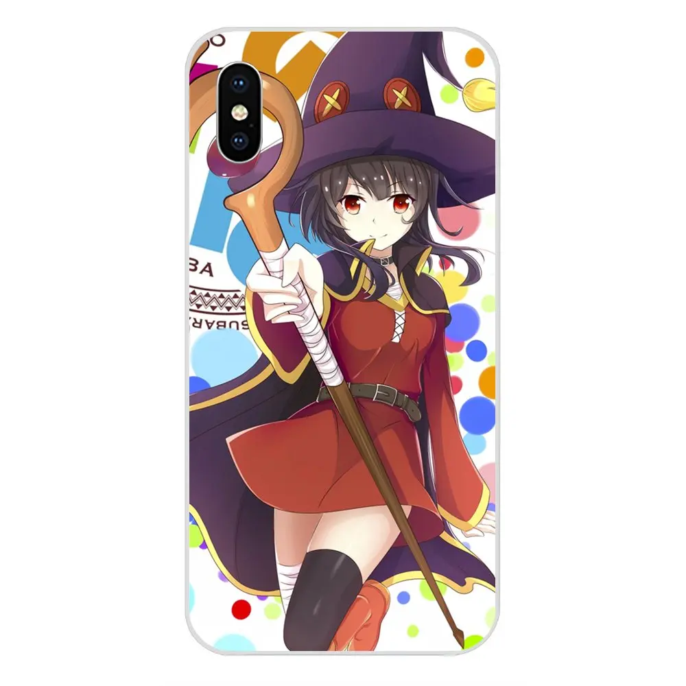 Роскошный Вертикальный чехол для телефона с рисунком из аниме девочек Megumin Konosuba