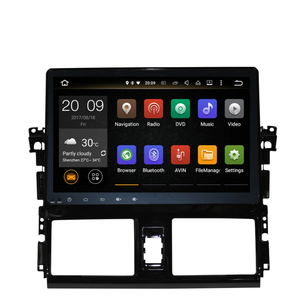 

4G+64G Car GPS Navigation For Toyota Vios/Yaris Sedan 2013-2022 With Bluetooth WiFi Mirror Link Support Backup Camera