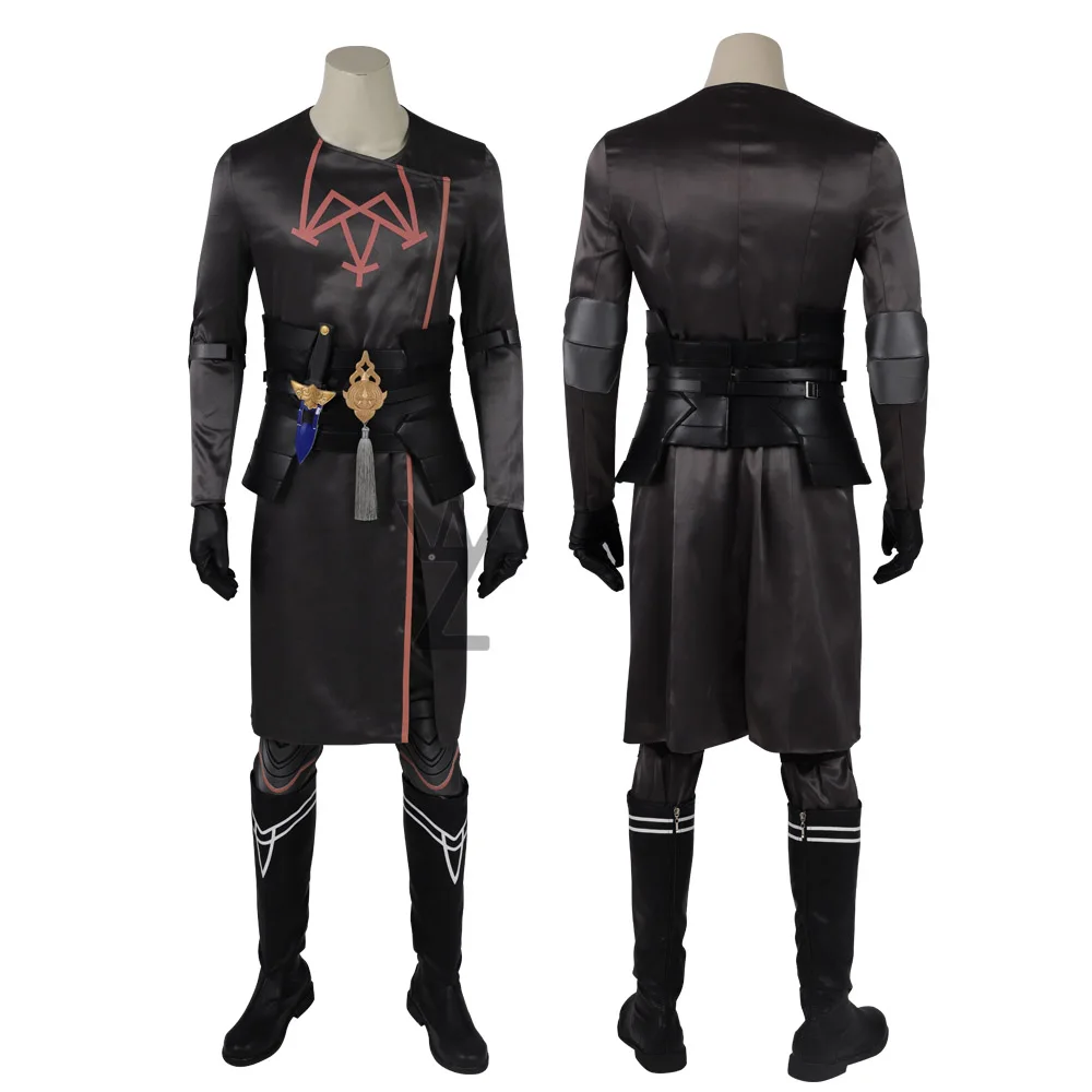 Костюмы Byleth игровая эмблема огня в трех домах косплей крутой мужской костюм на