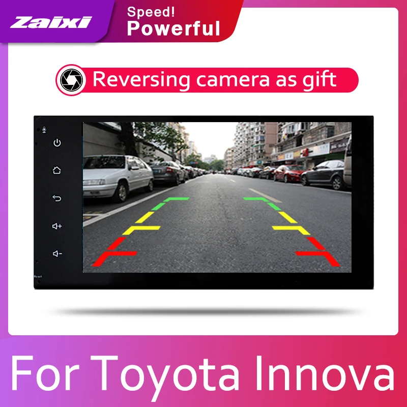 ZaiXi автомобильный Android система 1080P IPS ЖК-экран для Toyota Innova 2004 ~ 2015 Радио плеер GPS