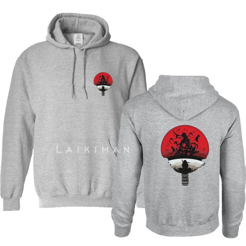 

Men's Hoodie Anime Hoodies Men Women Cool Uchiha Streetwear Pullover Hoodie Sweatshirt