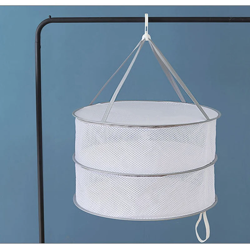 Ветрозащитная сушилка для одежды подвешивания корзина белья сетка складные
