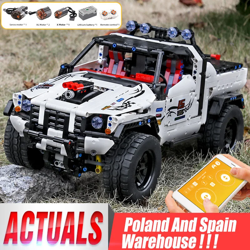 Высокотехнологичная машинка Mould King 18005 с приложением на радиоуправлении
