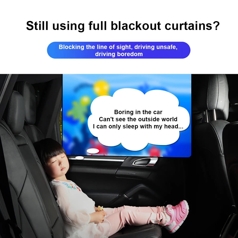 

Side Window Sunshade Magnetic Front Rear Window Sun Shade Curtain Perspective Mesh for Baby Sun Protection Cover Car Accessories
