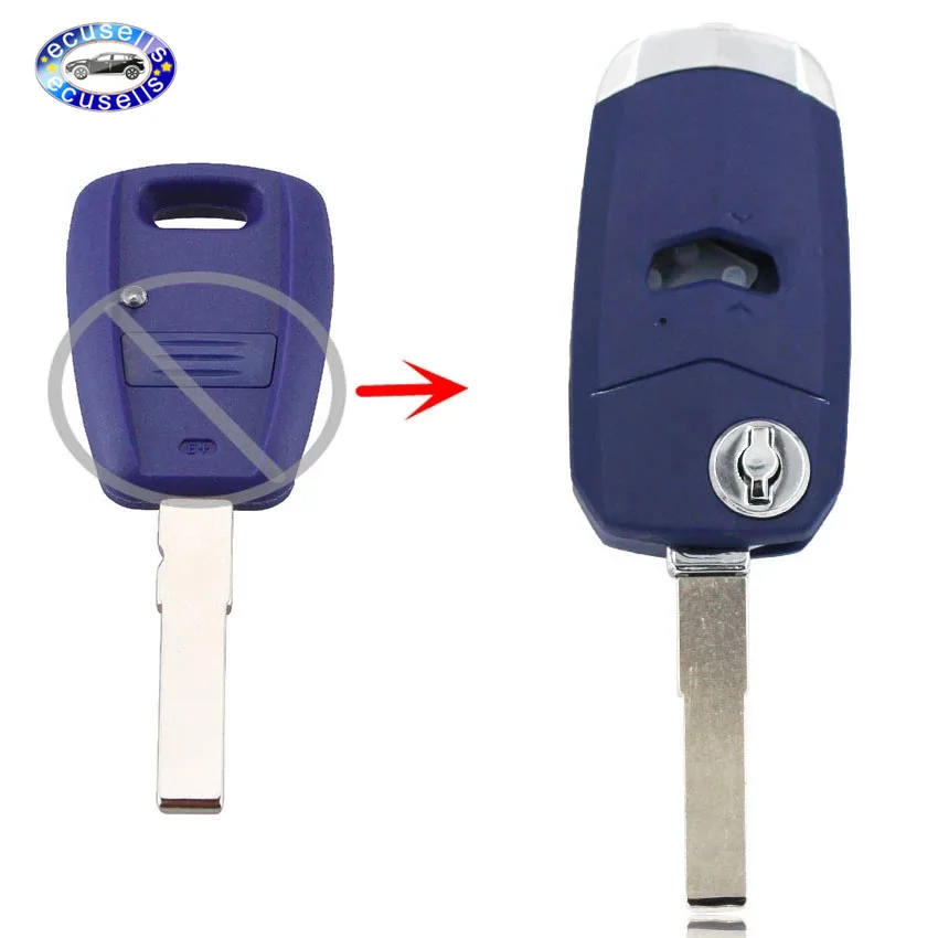 Сменный 1 кнопочный корпус модифицированный складной раскладной чехол для ключа