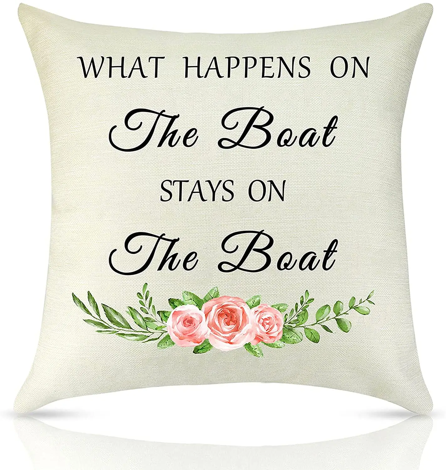 

Pillowcase Fishing Lovers Gift for Men Women Fisherman Gift Throw Pillow Cover Boating Lover Decorative Linen PillowCase