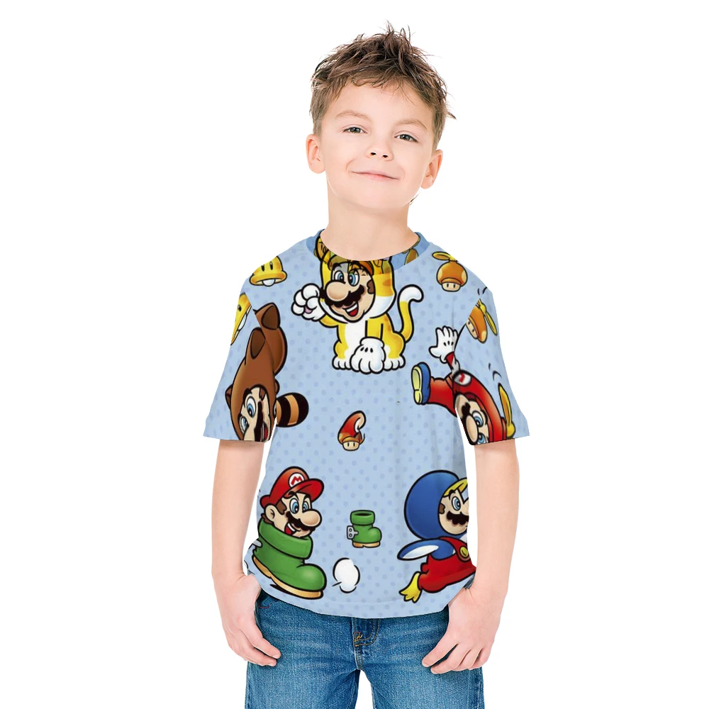

3D T-shirt Super 4-20 Years Kids Boys Girls Skeleton Printed Skull Sickle Children Day Streetwear Halloween Tshirts