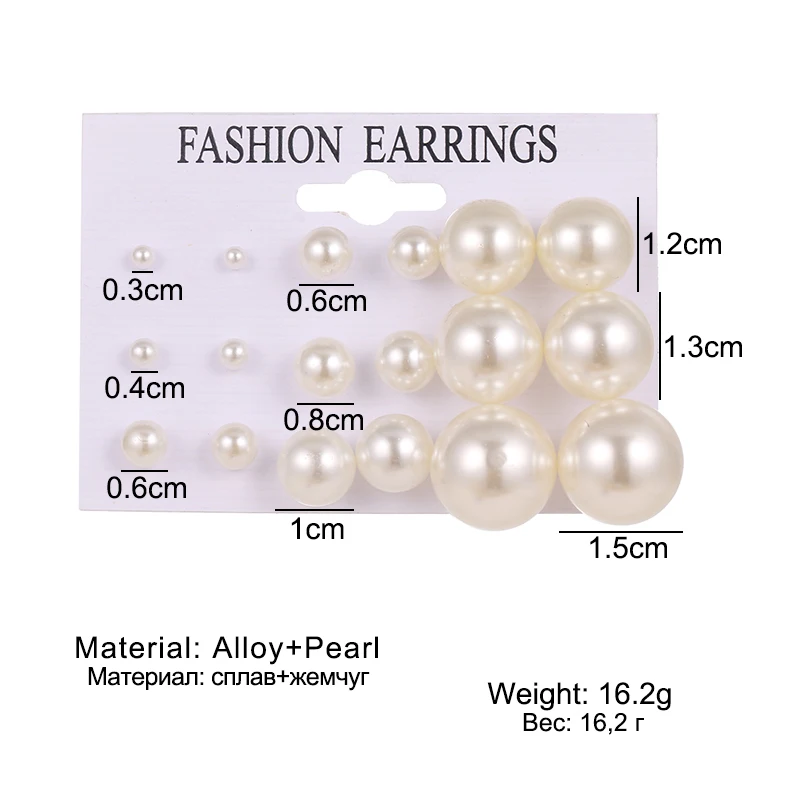 

VKME TRENDY Pearl earings set Women earrings 2020 new Jewellery Drop Shipping brincos Girls Drop Earrings Party gifts