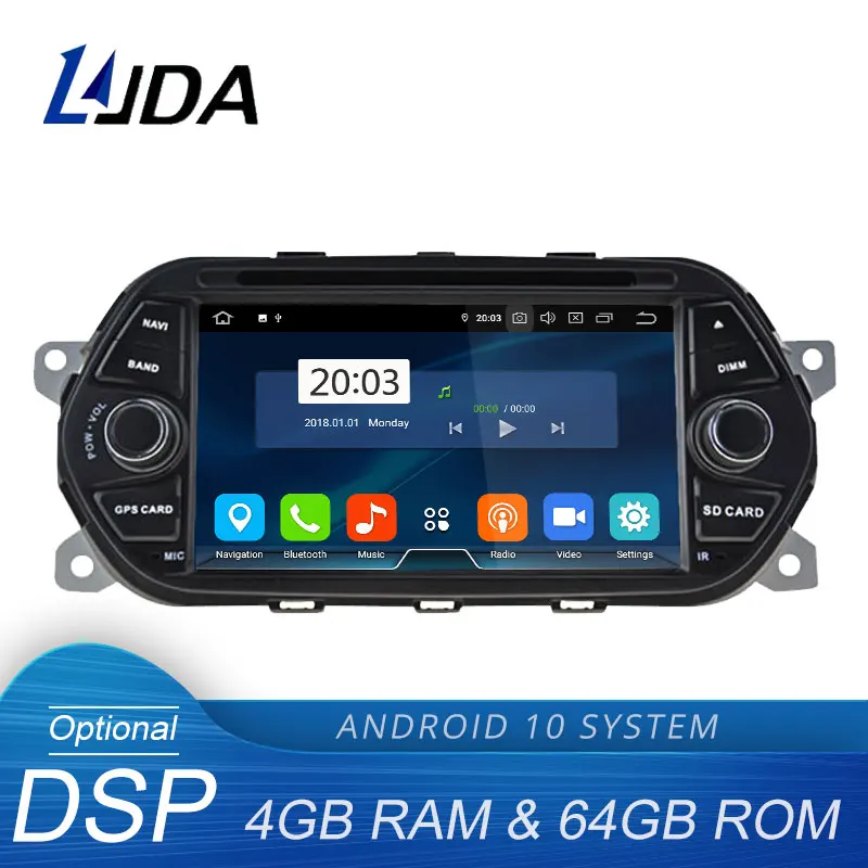 

LJDA Android 10.0 Car Multimedia Player For Fiat Tipo Egea 2015 2016 2017 GPS DVD CD Video Stereo Car Radio 4G+64G Stereo WIFI