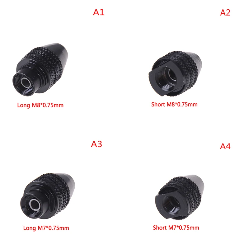 

Universal M7 / M8 Keyless Drill Bit Chuck Adapter Converter 7/8x0.75/0.3-3.2mm Chucks Mini Drill Chuck Rotary Tools Accessories