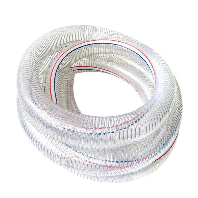 ПВХ прозрачный стальной проволочный шланг высокотемпературный антифриз