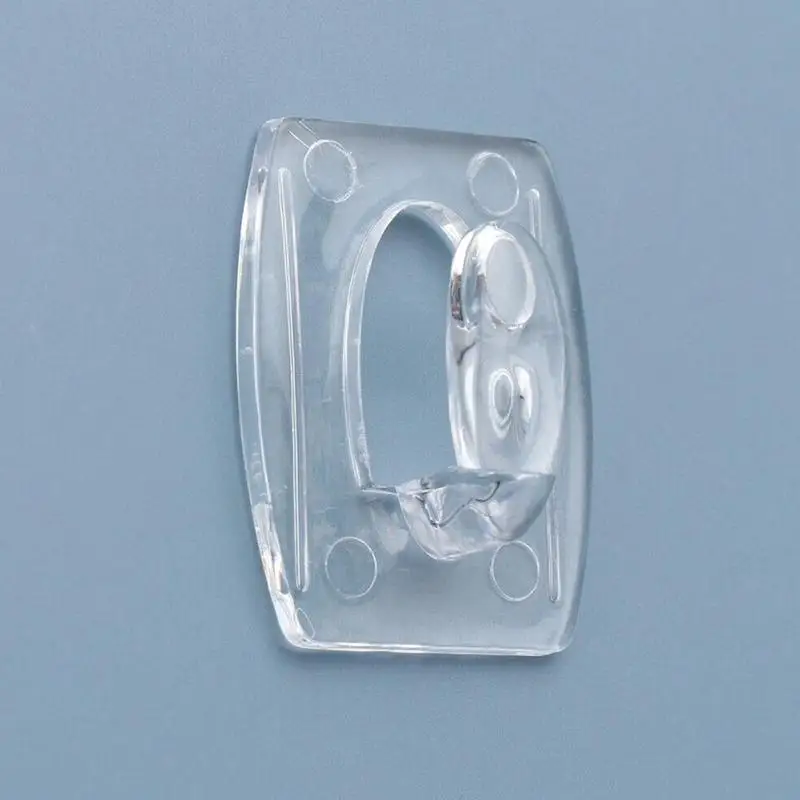 

6/20PCS Adhesive Wall Hooks Hanger Strong Transparent Hooks Suction Cup Sucker Wall Storage Holder For Kitchen Bathroom