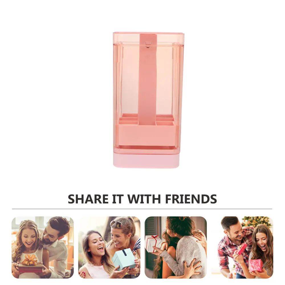 

1Pc Large Capacity Lipstick Box Desktop Lip Gloss Organizer