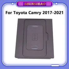 ShunSihao 10W car wireless charger for Toyota Camry 2017-2021 special mobile phone charging board auto parts