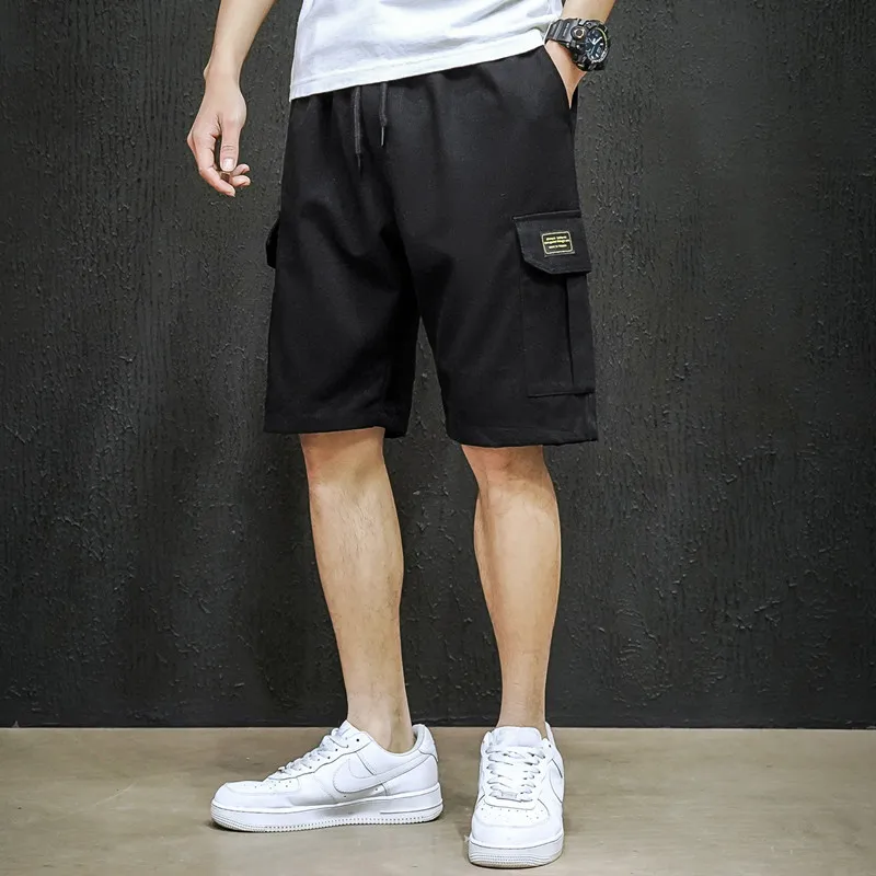 

Cotton Shorts Casual Plus Size Shorts Men's Five-point Pants Summer 2021 Multi-pocket Tooling Style Loose Shorts Running Shorts